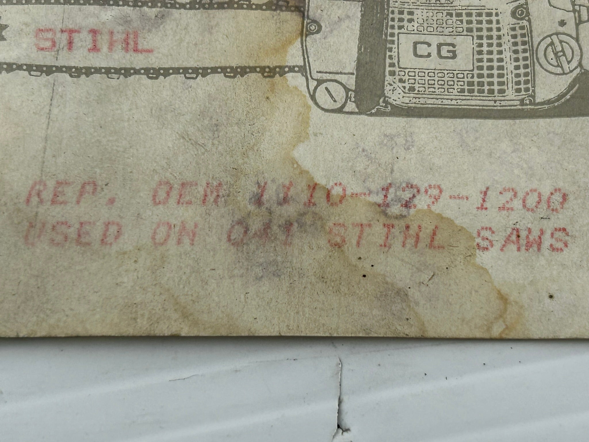 Stihl 39-4919 Gasket - Lot of 7