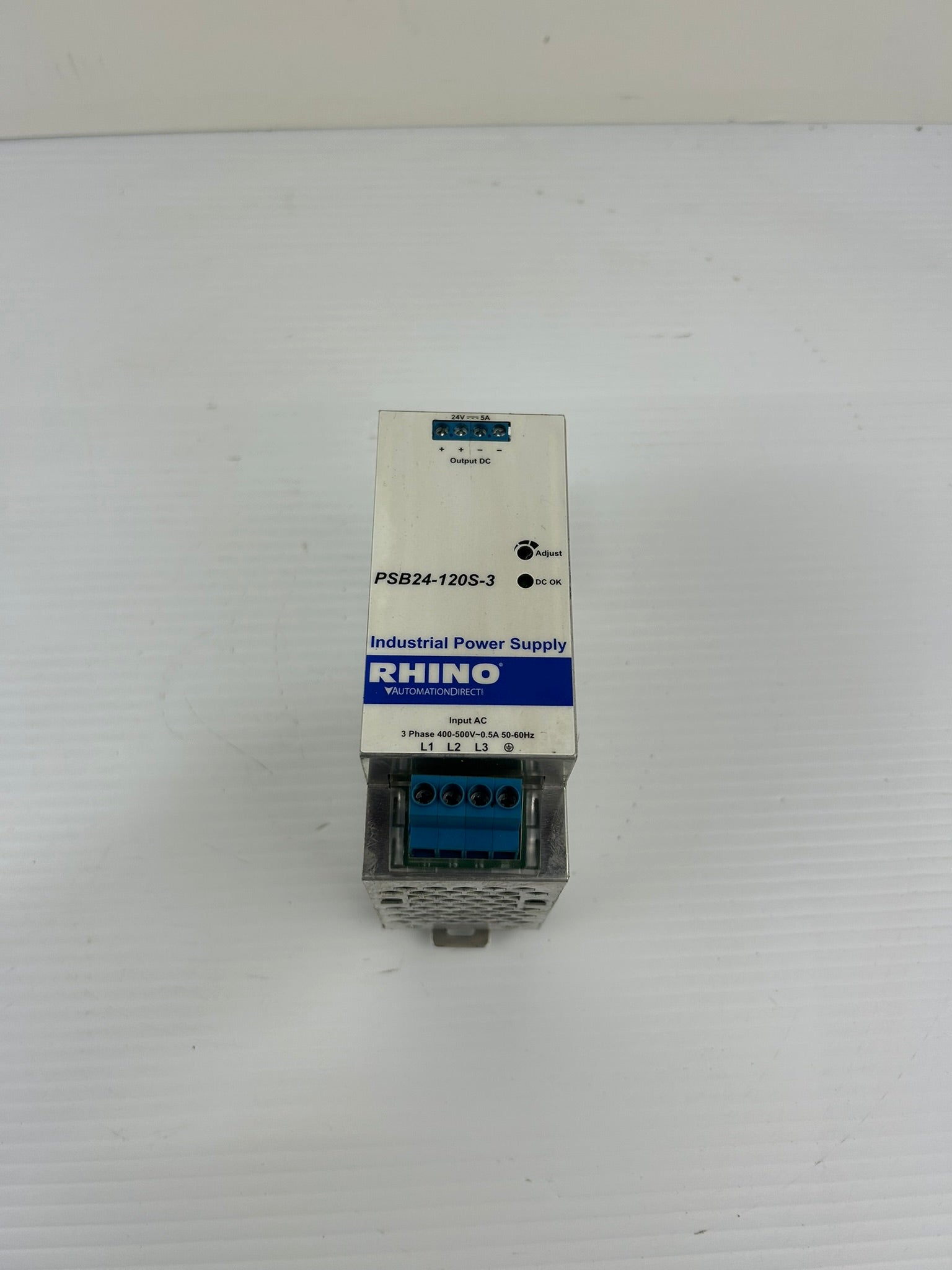 Rhino PSB24-120S-3 Industrial Power Supply 3 Phase 400-500V~0.5A 50/60Hz