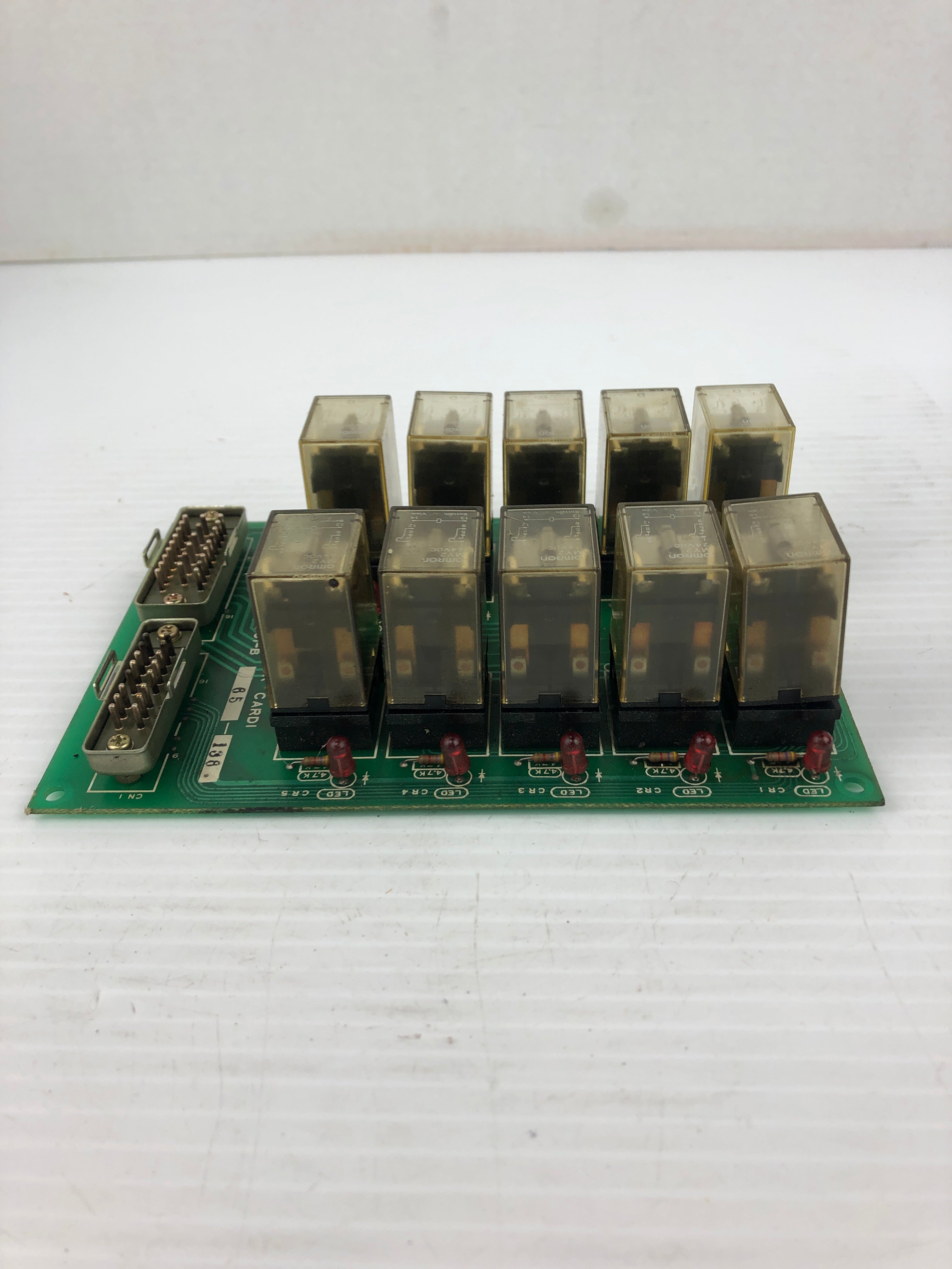 Okuma CR Cardi E3900-596-001-B Relay Board with 10 Relays