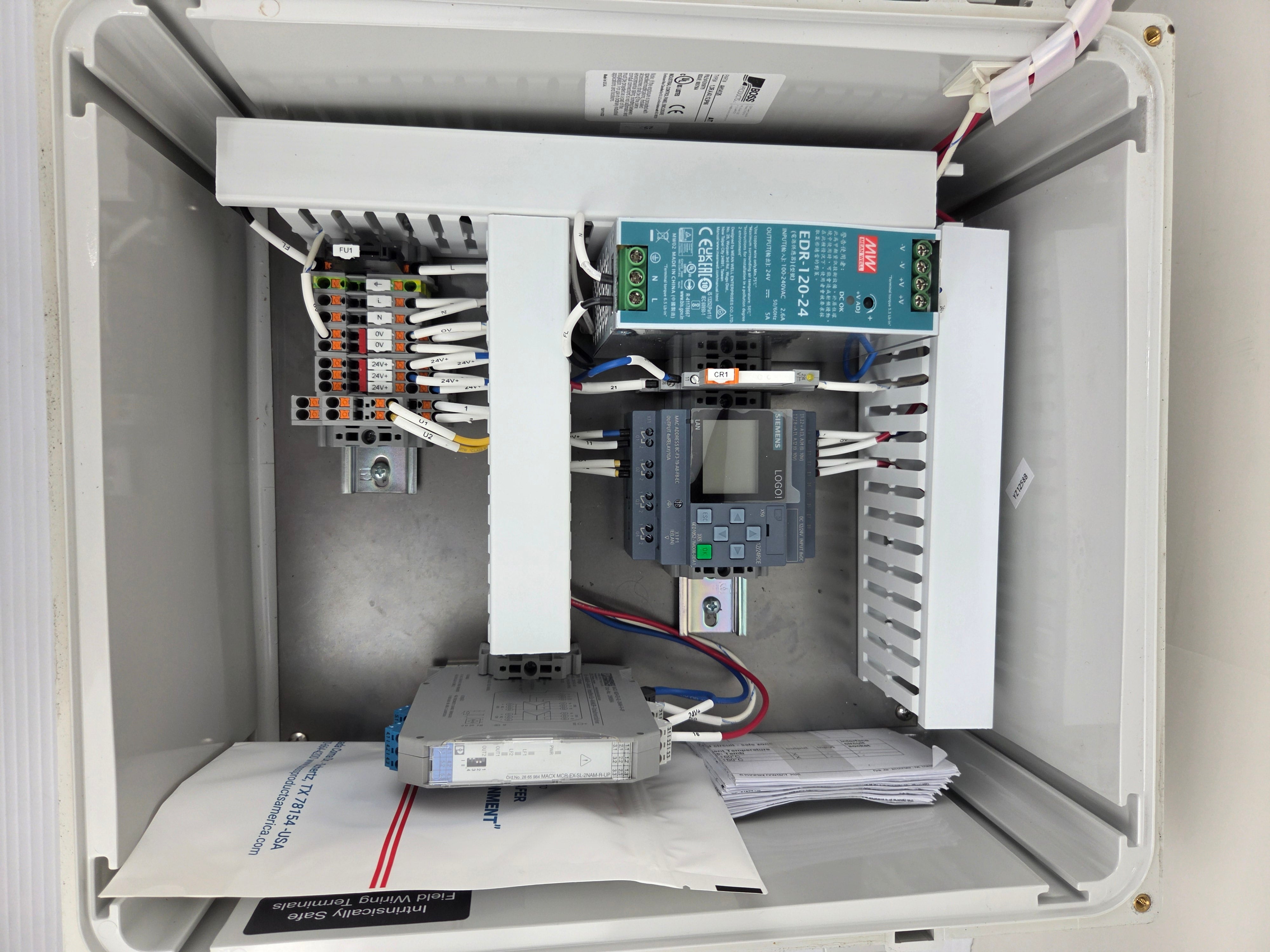 Boss Products CP05 NRV Explosion Isolation Control Panel Siemens LOGO! 8.3 PLC