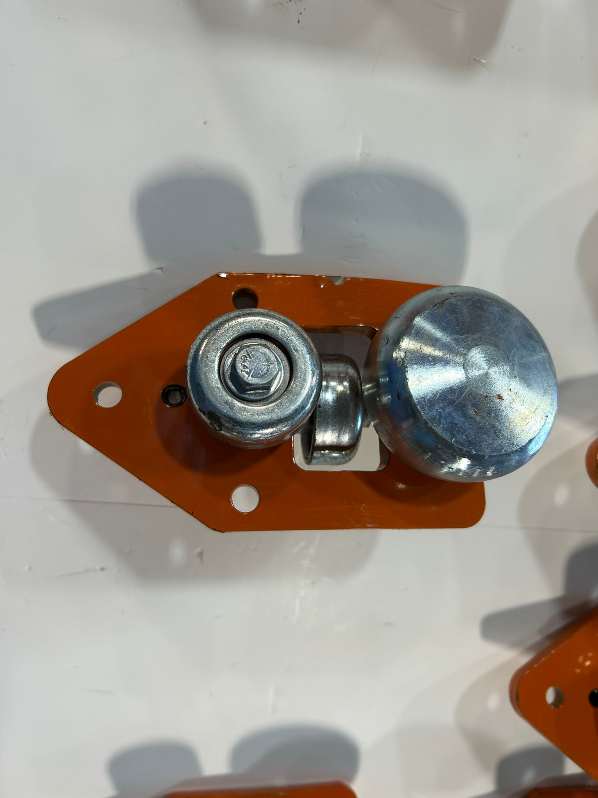 Heavy Duty Industrial Conveyor Guide Roller Assembly - Lot of 21