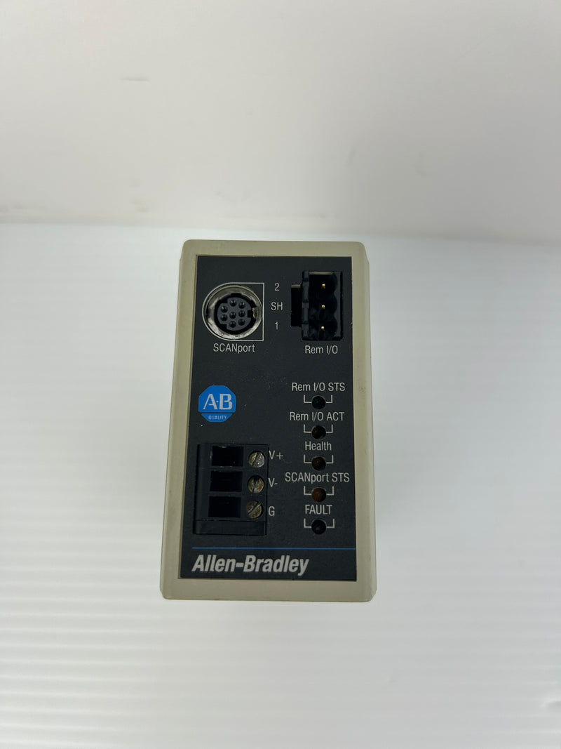 Allen-Bradley 1203-GK1 Communication Module Remote I/O Series A 2.07 FRN 24VDC