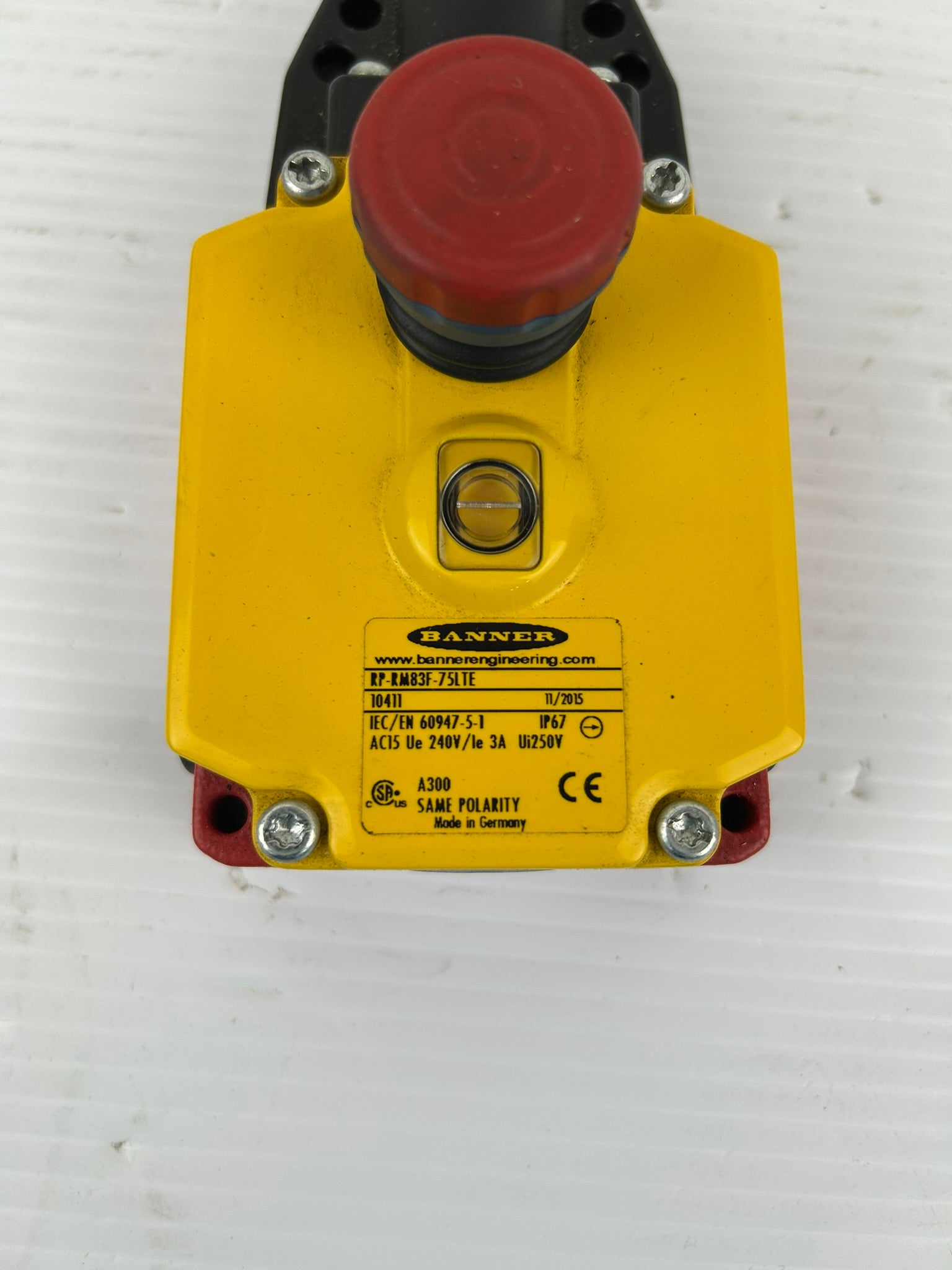 Banner RP-RM83F-75LTE Rope Pull Emergency Stop Safety Switch 81874