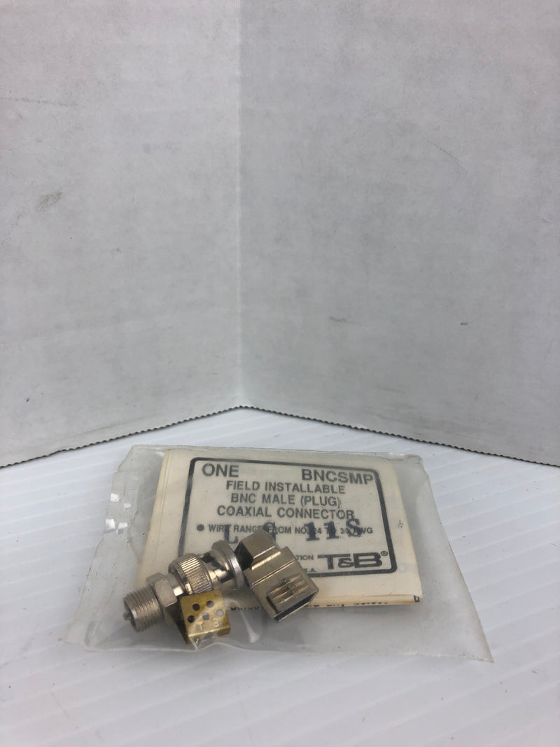 Thomas & Betts BNCSMP Versa-Tark BNC Male Coaxial Connector - Lot of 28