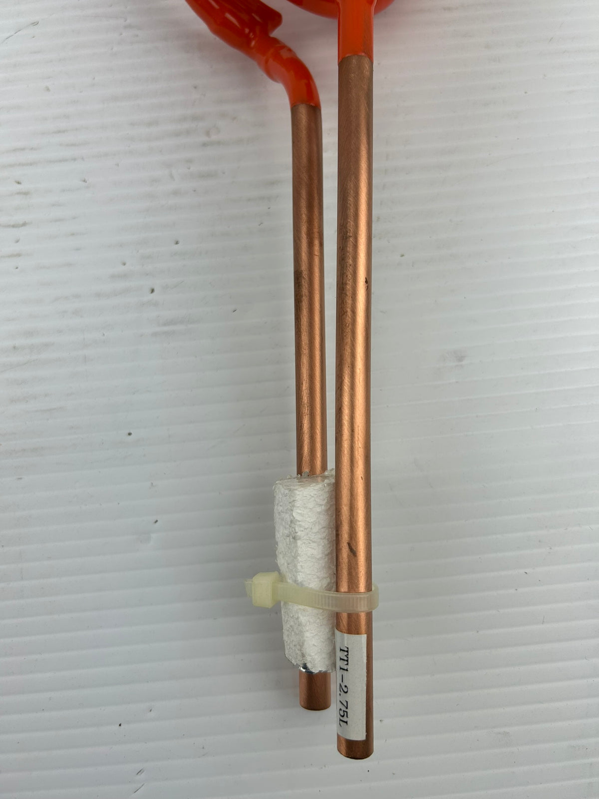 High Frequency Copper Tube Induction Heating Coil for Welding TT1-2.75L Orange