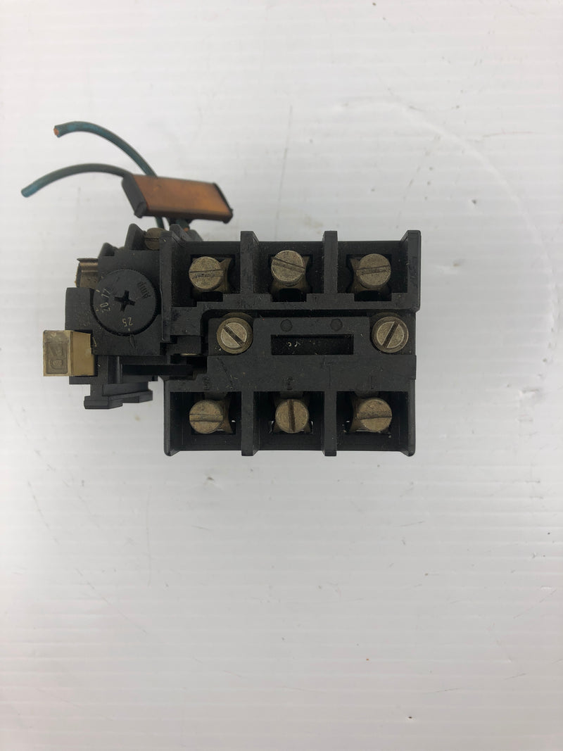 Siemens 3UA42 00-7AK Overload Relay 17-25A