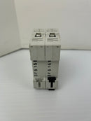 Allen-Bradley 1492-SP2B150 Circuit Breaker Ser C 415VAC 1-25mm² 15A 2P -Lot of 2