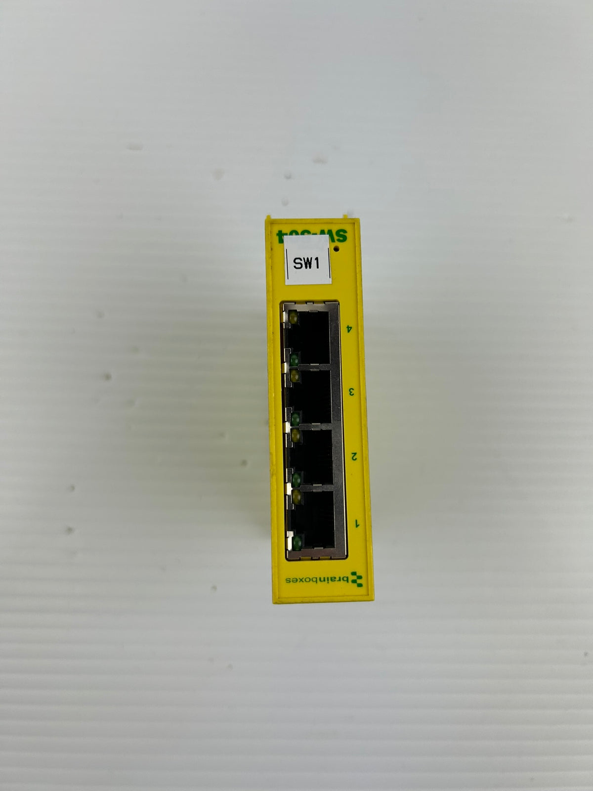 Brainboxes SW-504 Industrial Ethernet Switch 4 Port 10/100 DIN Rail Unmanaged