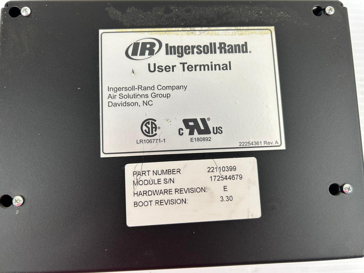 Ingersoll Rand 22110399 User Terminal Rev E