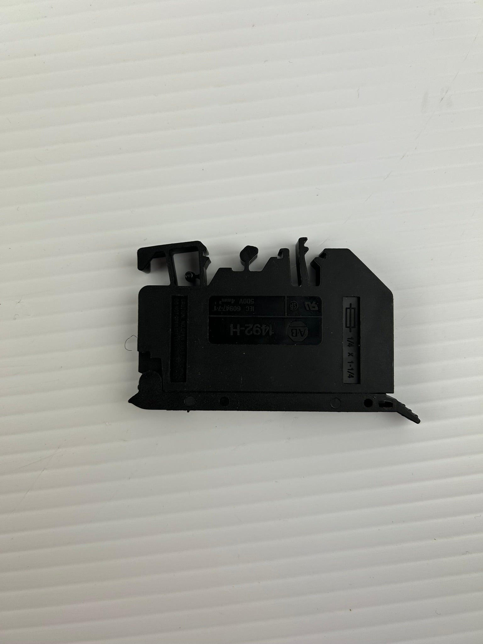 Allen-Bradley 1492-H Black Terminal Block Fuse Holder 500V 4mm² - Lot of 6