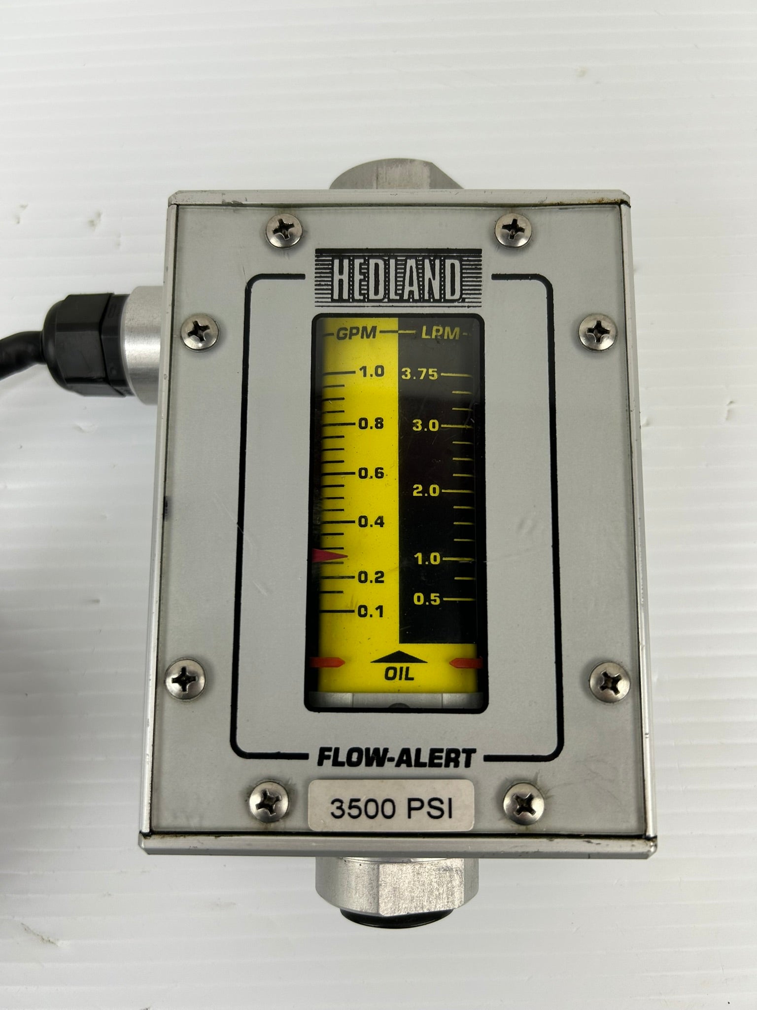 Hedland H601A-001F1S10 Flow-Alert Hydraulic Flow Meter Switch 3500PSI 1GPM