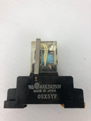 Omron MY4N-D2 Relay 24VDC and Base 05X5YF 250V 5A