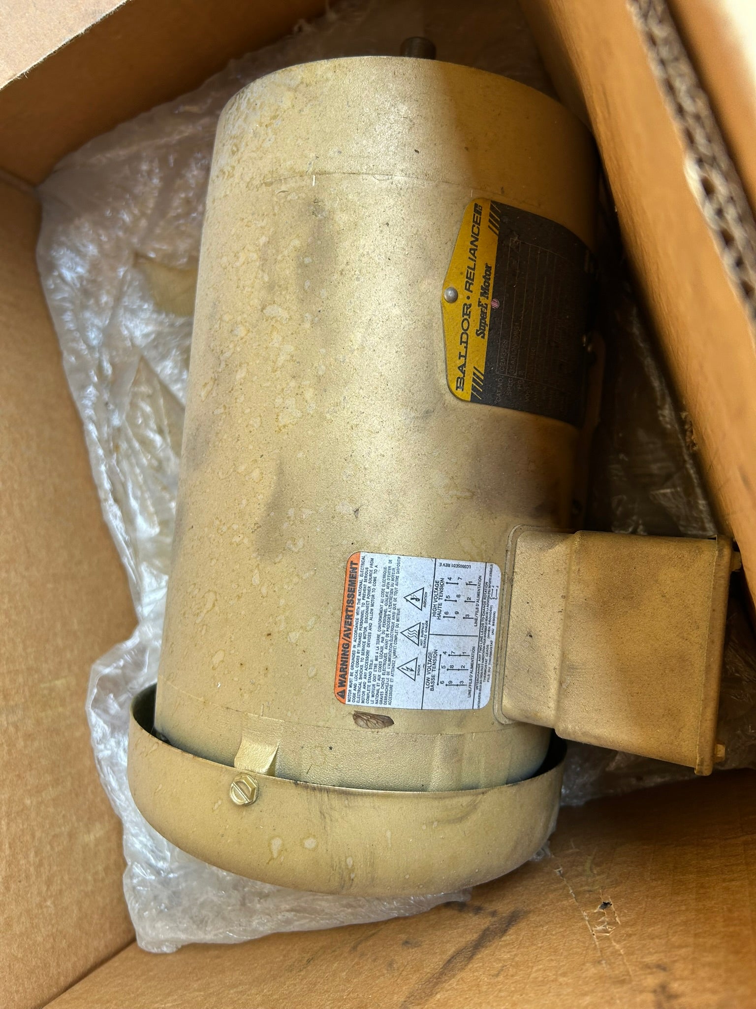 ABB Baldor Reliance CEM3558 Super-E 2HP 3PH TEFC 56C 230/460V Electric Motor