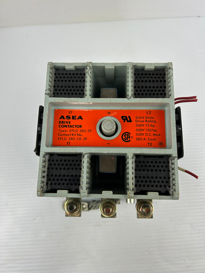 ABB EFLG280-G21R Drive Contactor C069514 Asea EFLG 280-3P