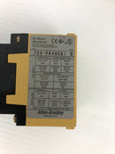 Allen-Bradley 700-PK400A1 AC Relay Type:PK Ser.B With 700-PB40 Auxiliary Contact