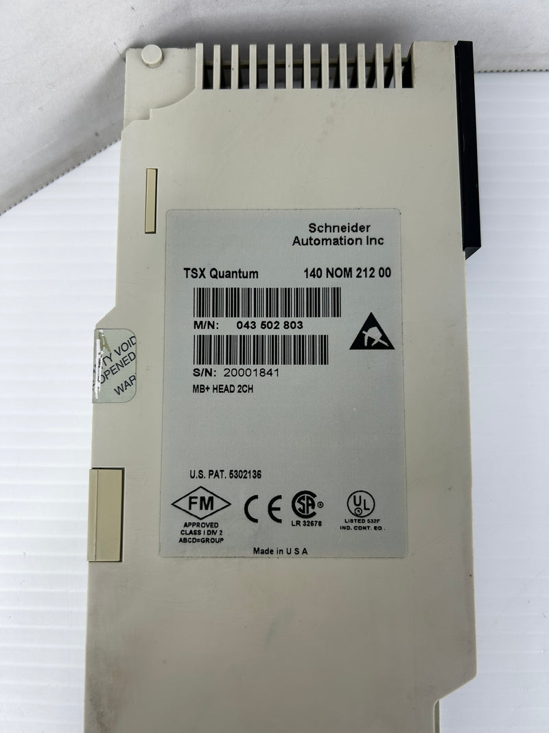 Schneider Automation 140NOM21200 TSX Quantum Modbus Plus Module