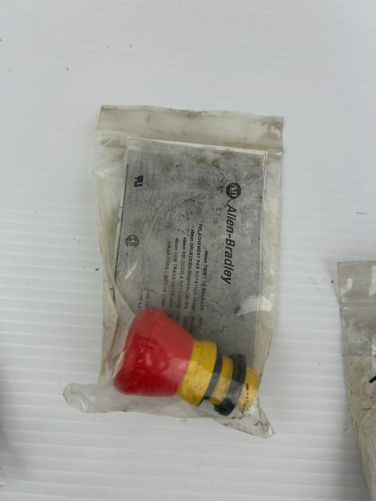 Allen-Bradley 800FP-MT44 Red Push Button E-Stop - Lot of 3