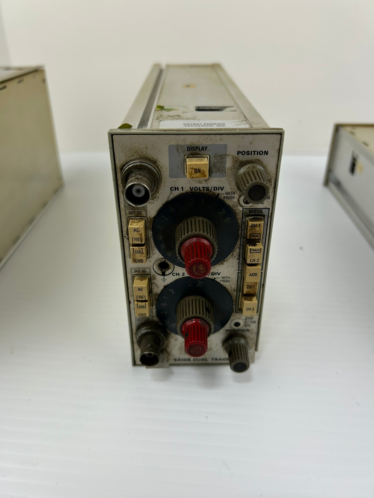 Tektronix Lot of 3 Dual Trace AMPL Modules 5A18N & 5B10N