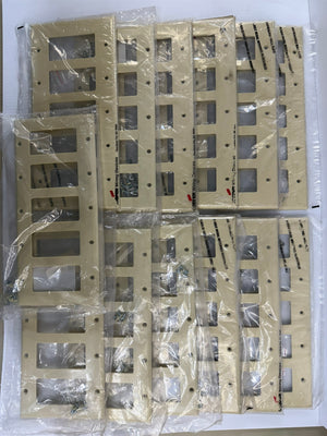 Cooper Wiring 5-Gang Light Switch Cover PJ265V - Lot of 13