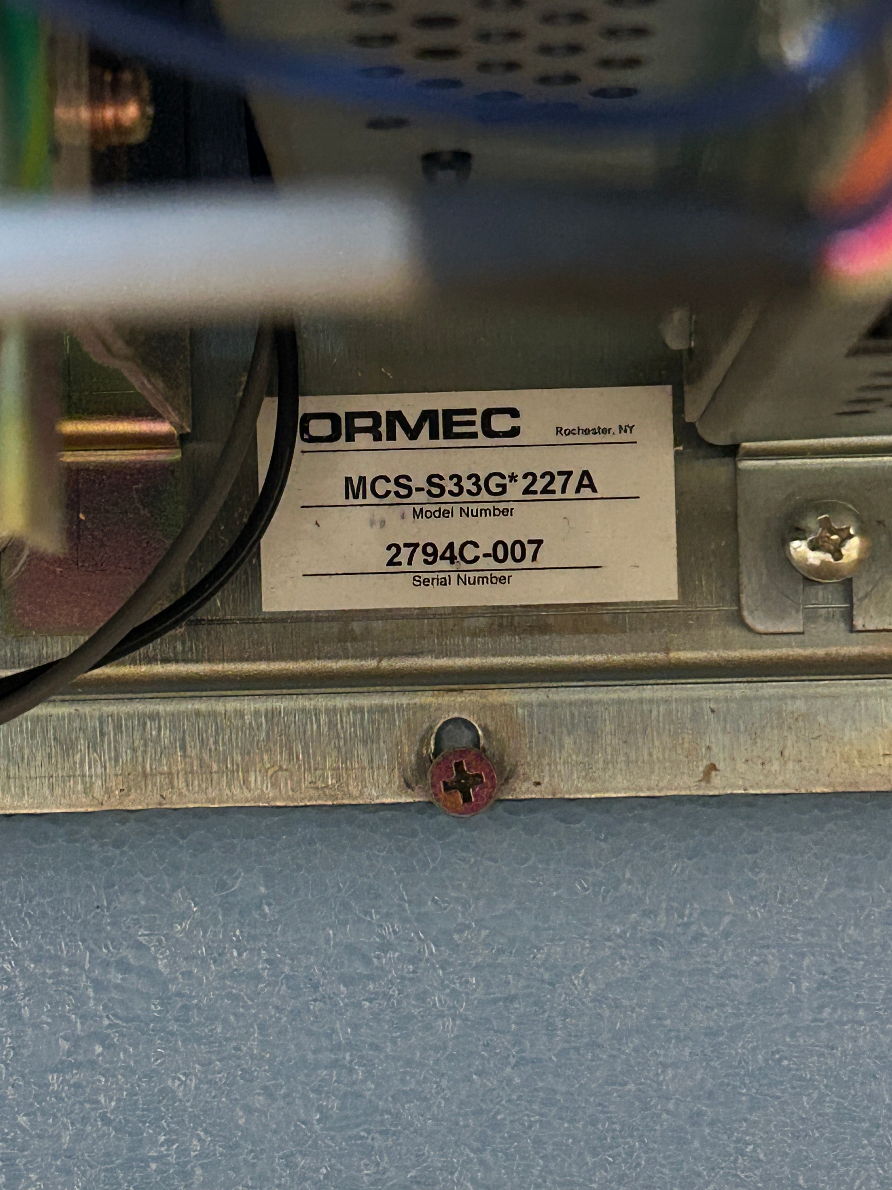 Ormec MCS-S33G*227A Servo Drive Assembly with Breaker and LF-330 Noise Filter