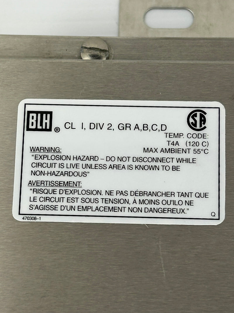 BLH J Box 306 Stainless Steel Junction Box 469357