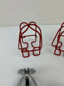 Grinnell 458A Duraspeed Fire Sprinkler Aluminum w/ Wire Cage 165F/74C - Lot of 2