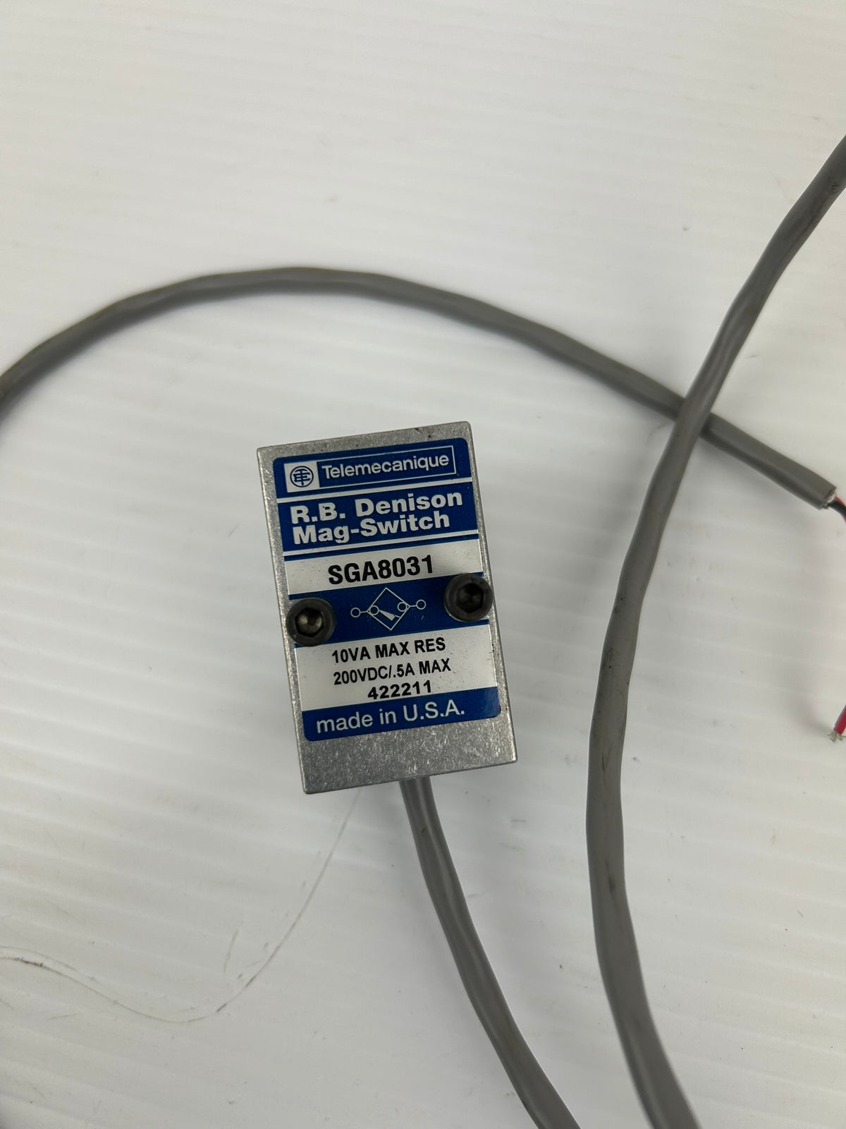 Telemecanique SGA8031 R.B. Denison Mag-Switch 10VA Max Res 200VDC/.5A Max