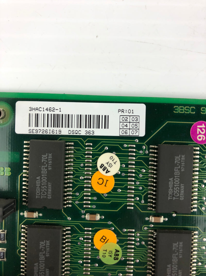 ABB DSQC 363 3HAC1462-1 Robotics Circuit Board