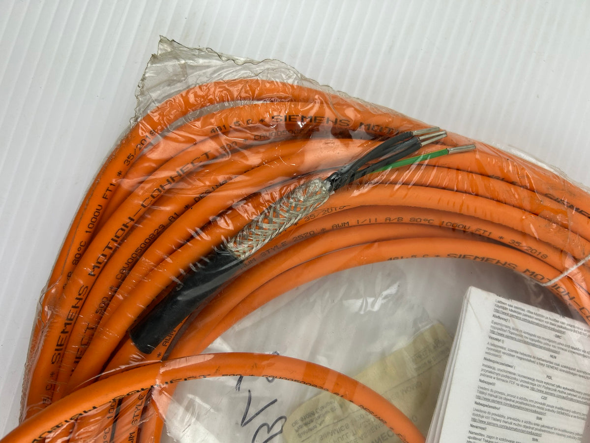 Siemens 6FX5022-5CS06-1BF0 15M Motion-Connect 500 Power Cable SINAMICS S120