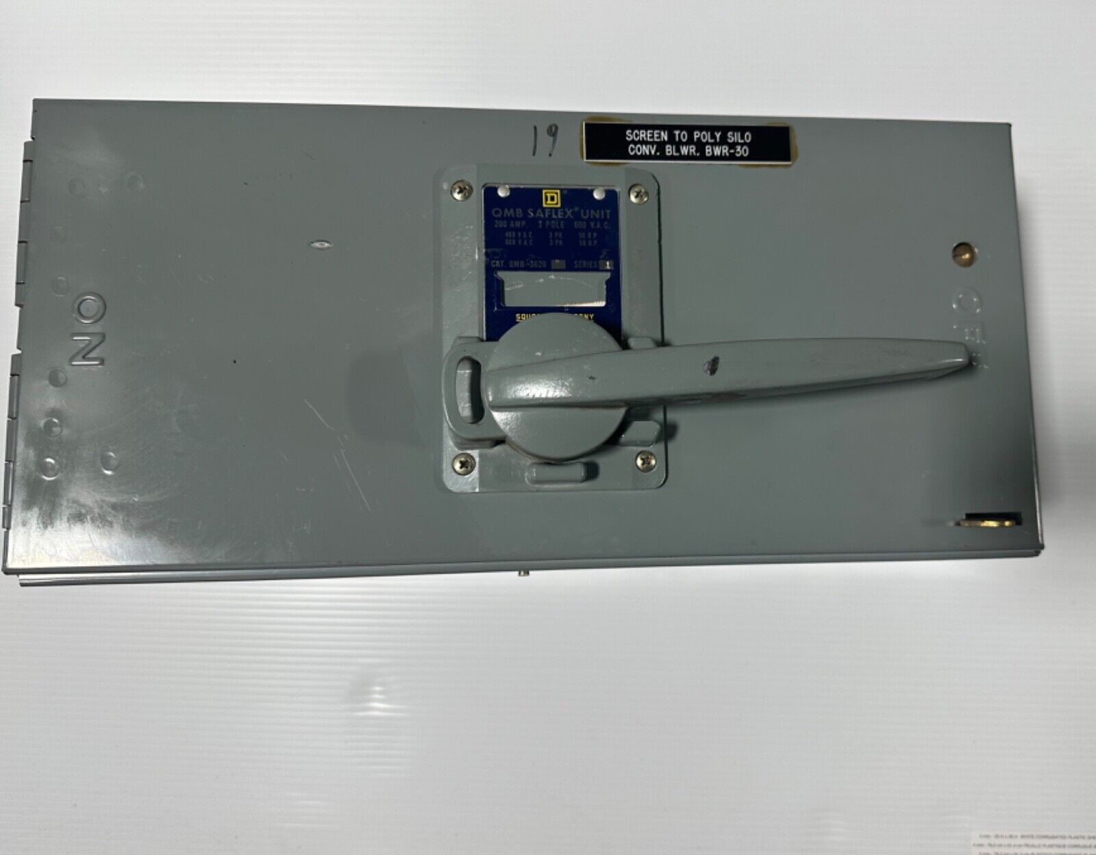 Square D QMB-3620 QMB Saflex Unit Fusible 200A 3 Pole 600VAC 50/60Hz
