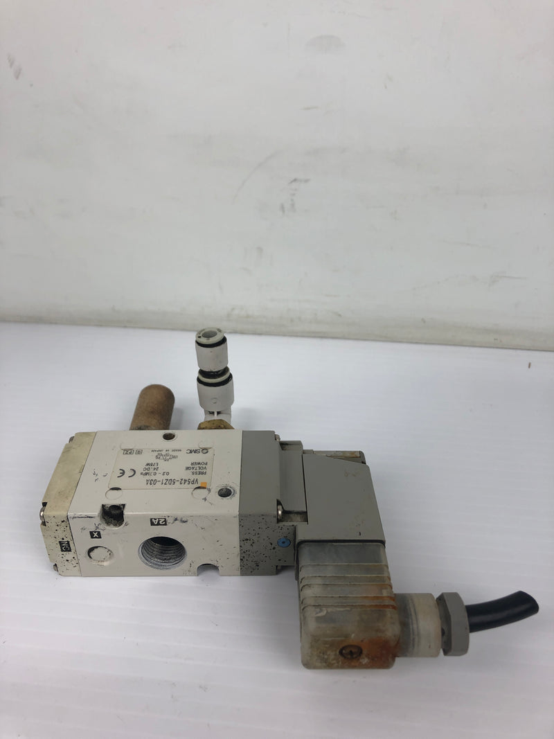 SMC VP542-5DZ1-03A Solenoid Valve 0.2~0.7MPa 24DC 1.75W