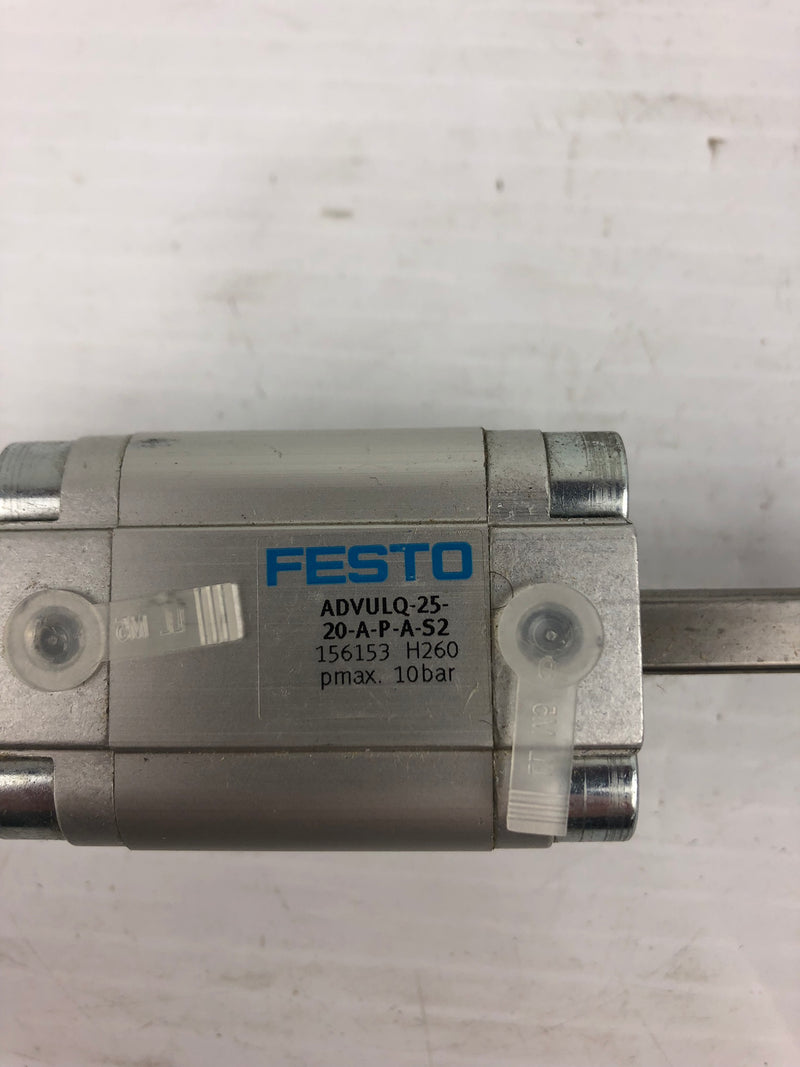 Festo ADVULQ-25-20-A-P-A-S2 Cylinder 156153 H260