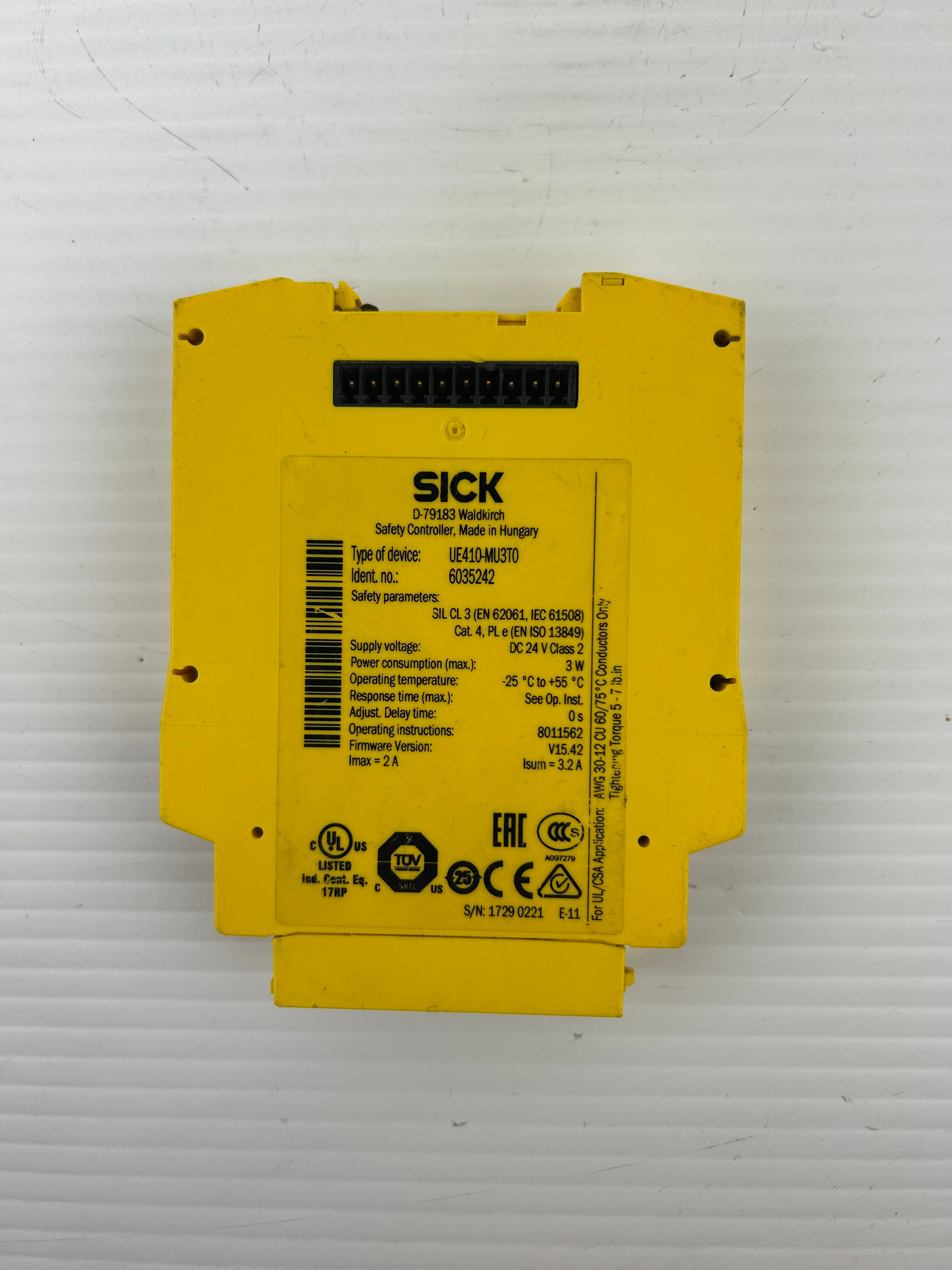 Sick UE410-MU3T0 Safety Relay Controller 6035242
