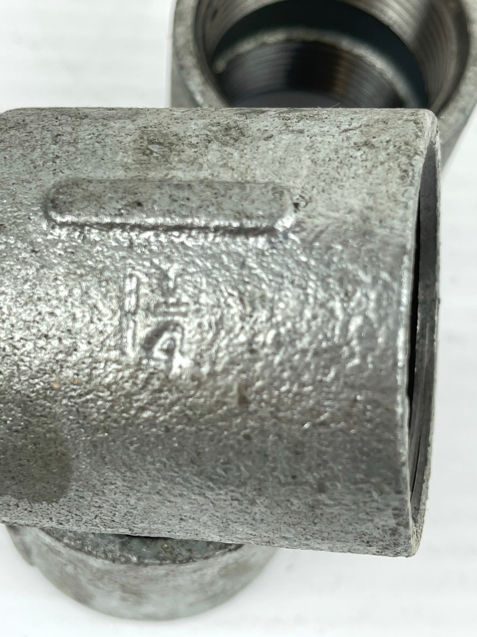Threaded Steel Pipe Fitting Connector marked 1-1/4 Lot of 3
