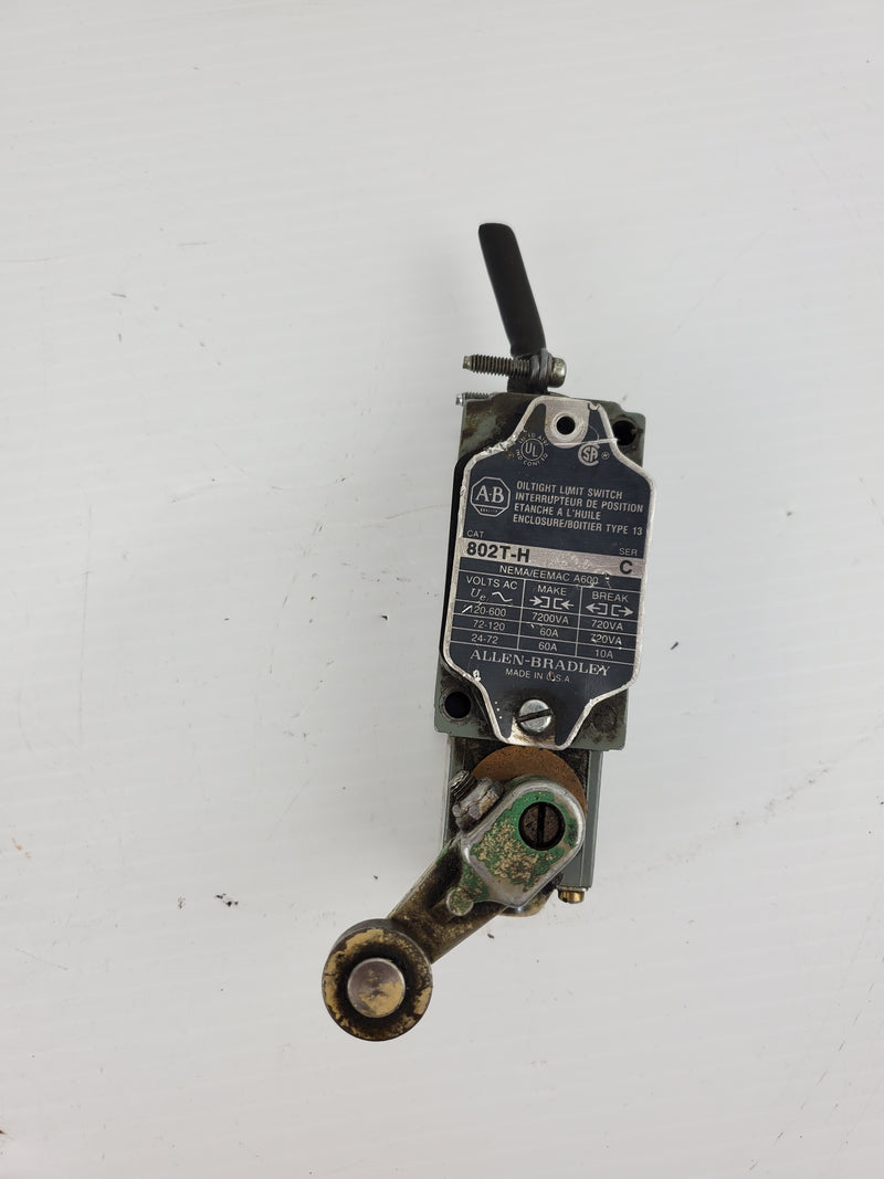 Allen Bradley 802T-H Oil Tight Limit Switch Series C