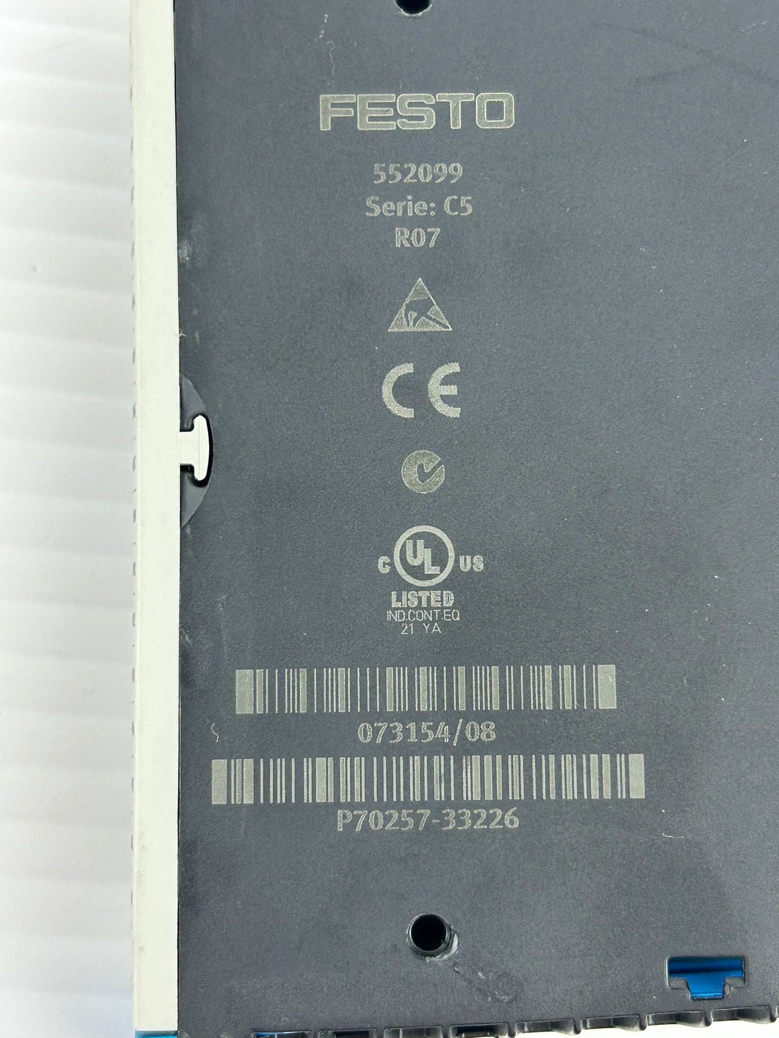 Festo CECX-D-8E8A-NP-2 PLC Module 552099 Series C5 R07