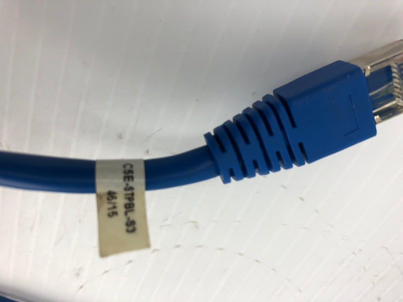 Automation Direct C5E-STPBL-S3 Ethernet Patch Cable (Lot of 2)