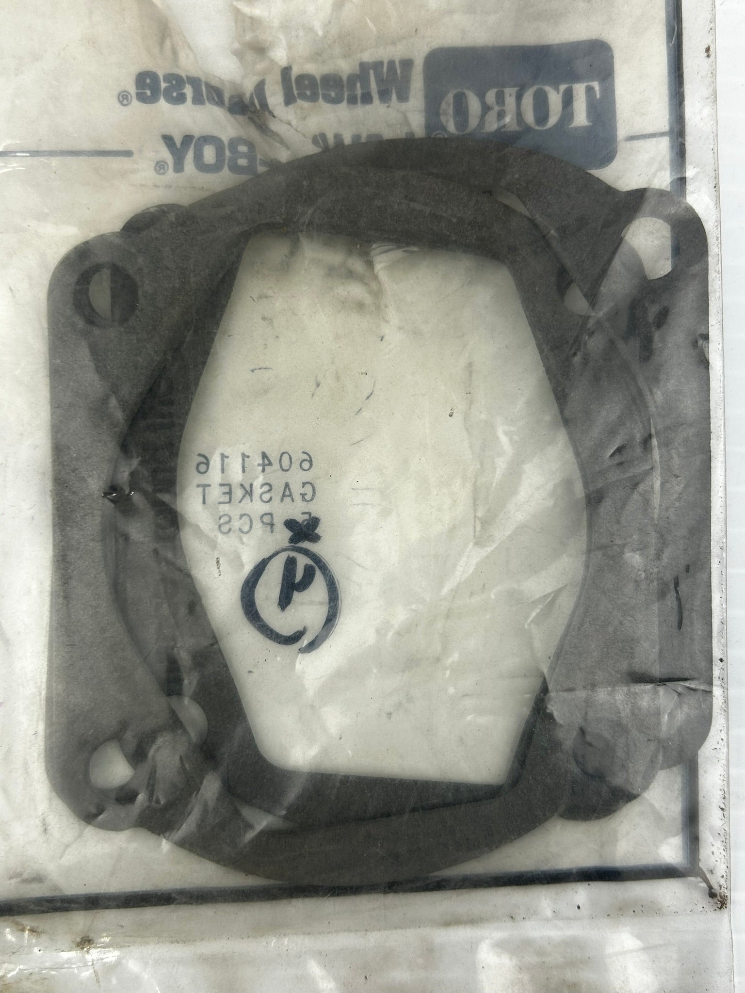 Toro 604116 Gasket - Lot of 4