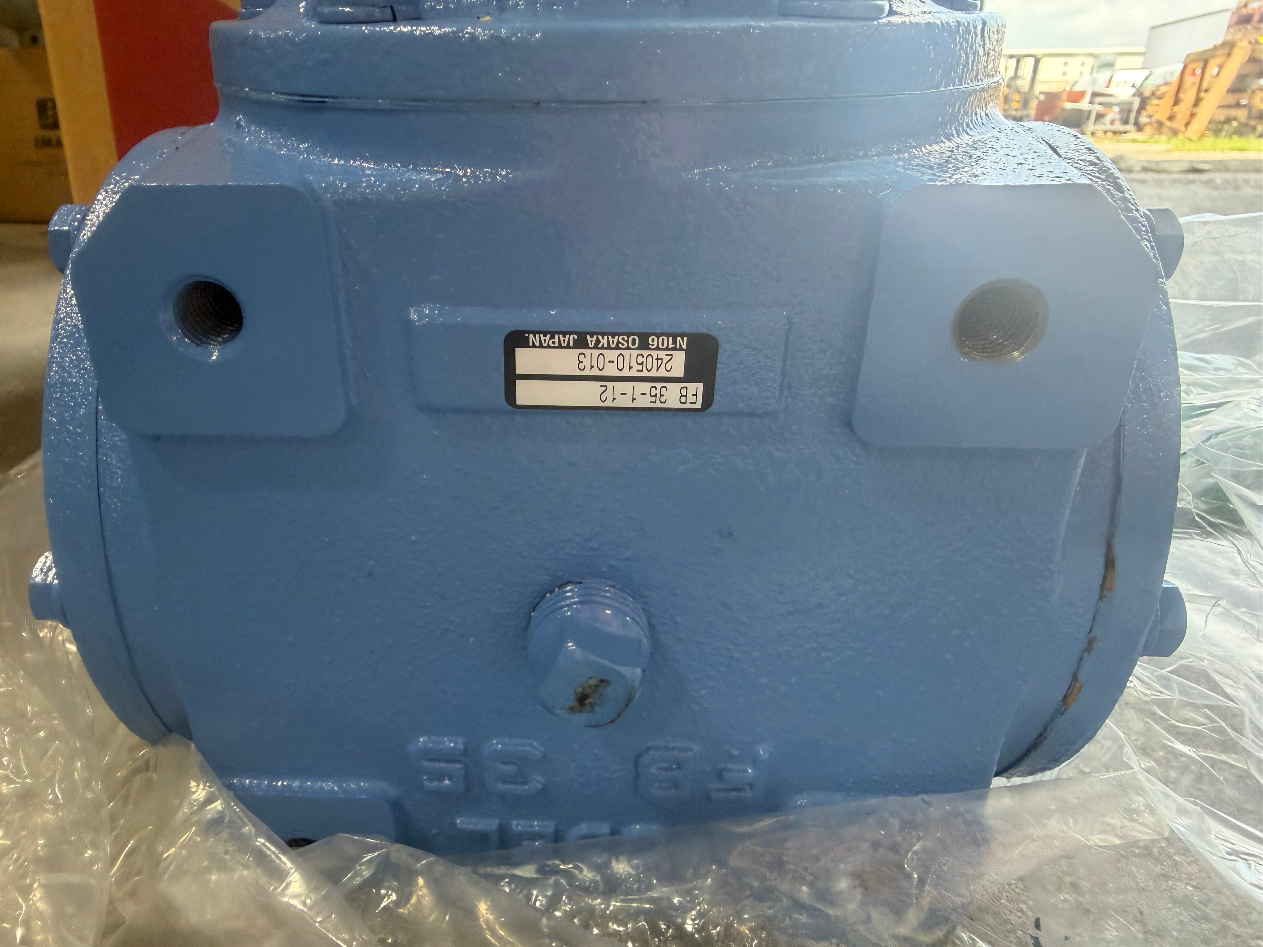 Makishinko Right Angle Worm Gear Speed Reducer FB 35-1-12