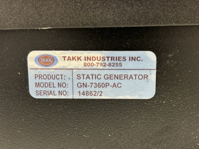 Takk Industries Positive Polarity Generator GN-7360P-AC