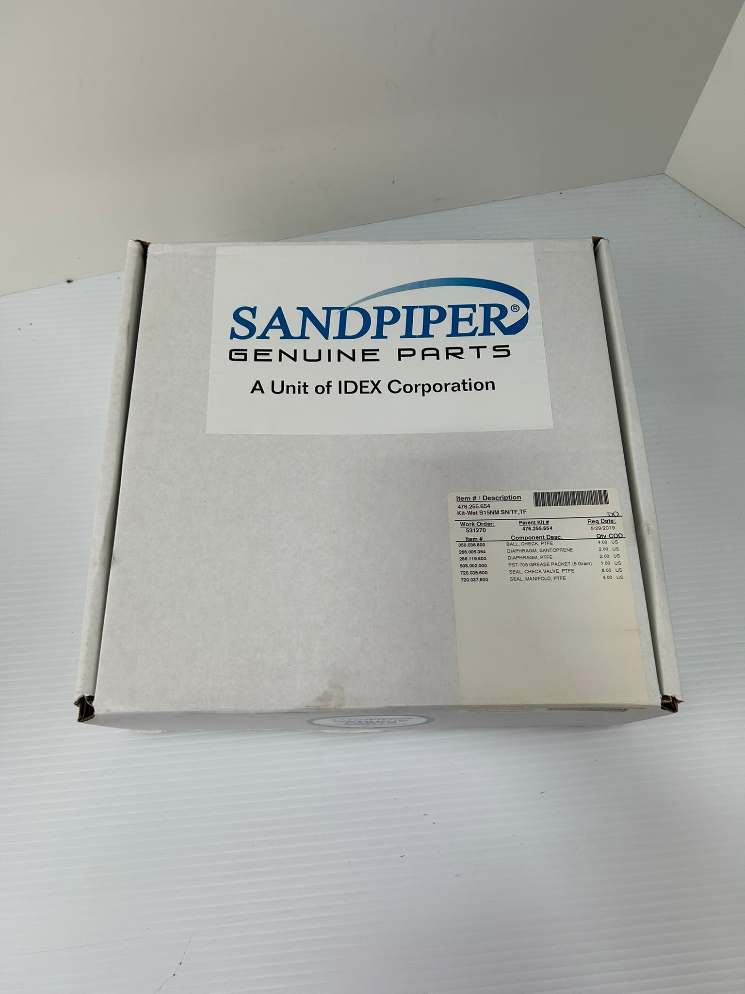 Sandpiper Genuine Parts 476.255.654 Kit-Wet S15NM/TF,TF