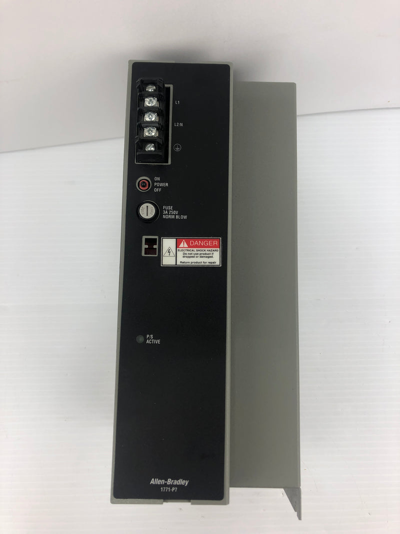 Allen-Bradley 1771-P7/D Power Supply Rev. C01 Ser. D 120/220V 16.0A 50/60Hz