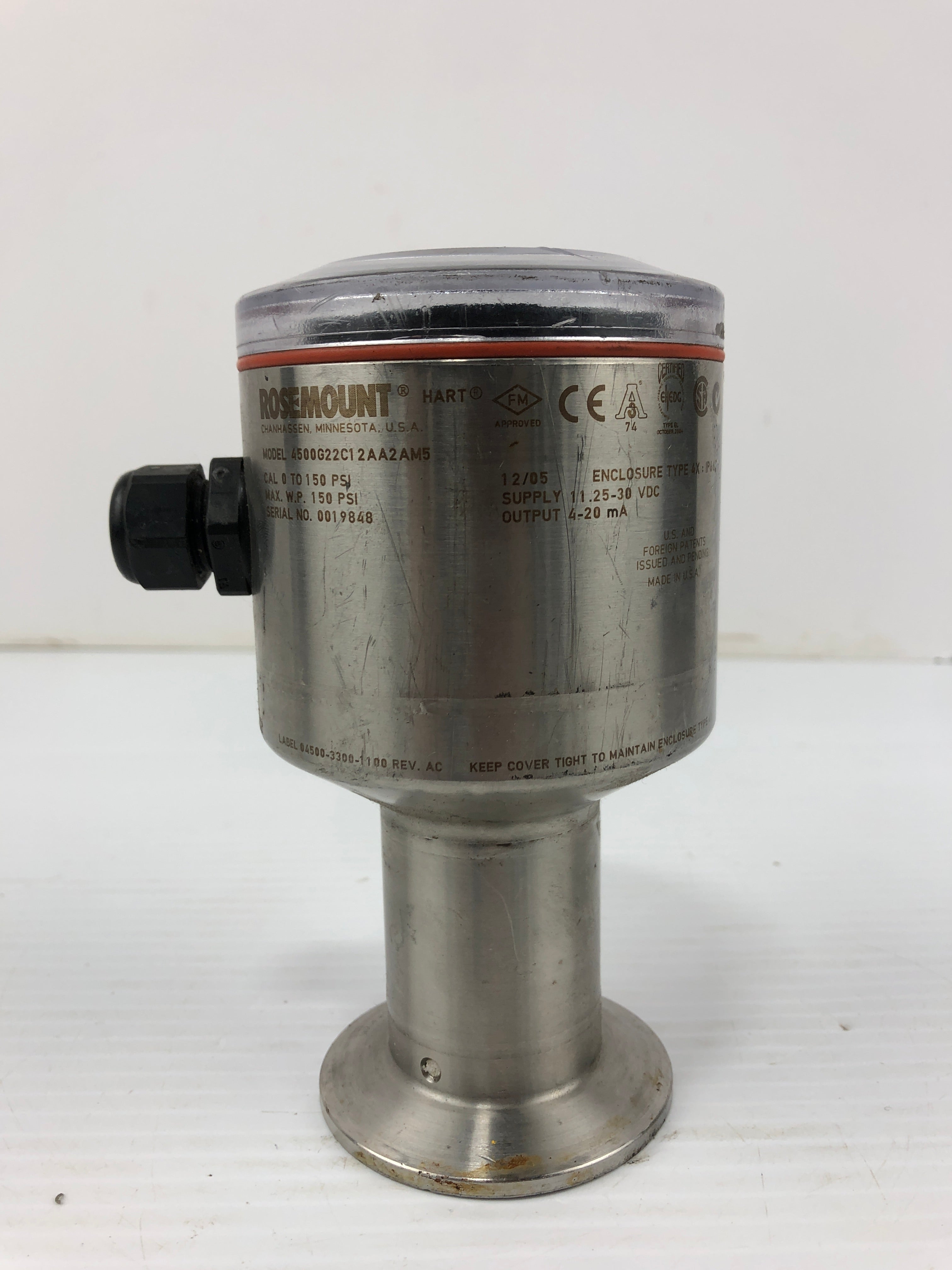 Rosemount 4500G22C12AA2AM5 Pressure Transmitter