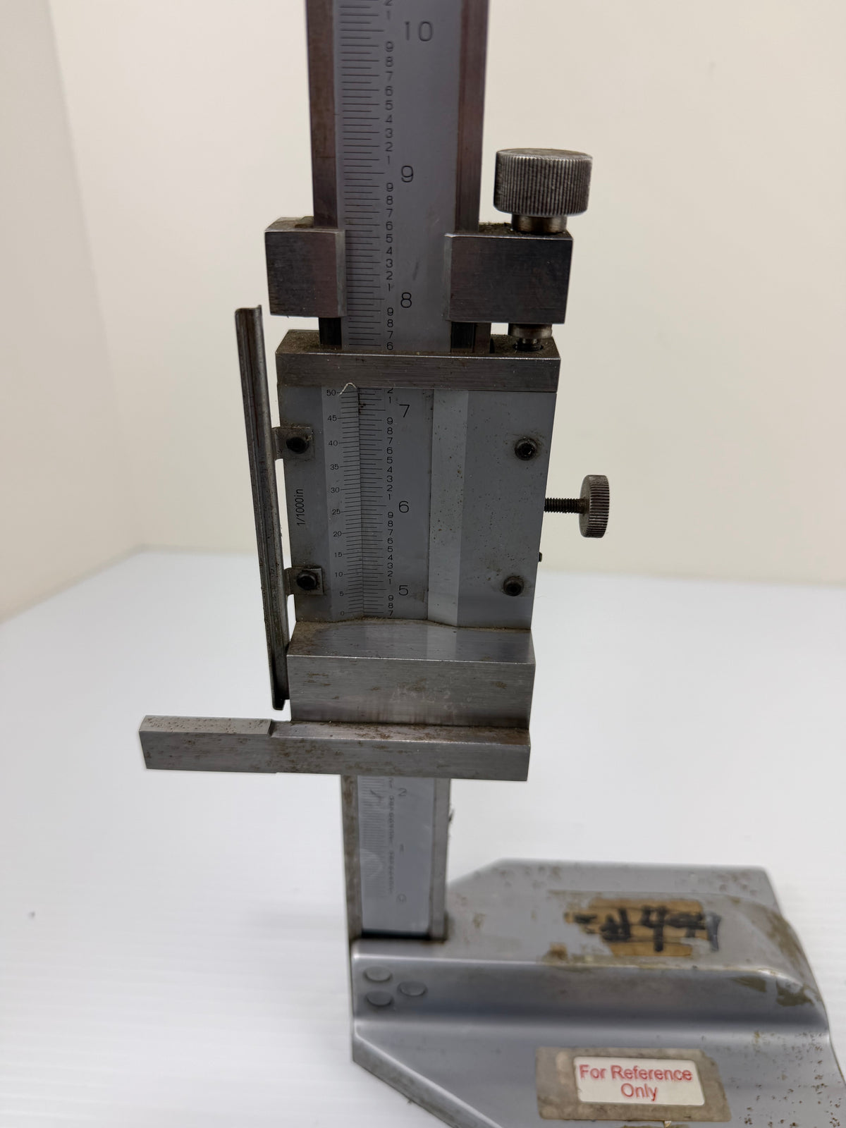 Mitutoyo 18 in Vernier Height Gauge Stainless Steel Machinist Tool