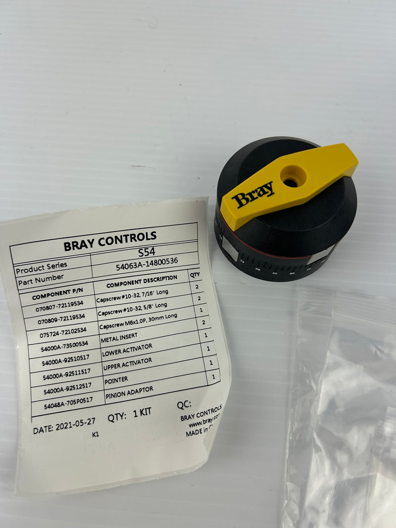 Bray 54063A-14800536 Controls Activator S54