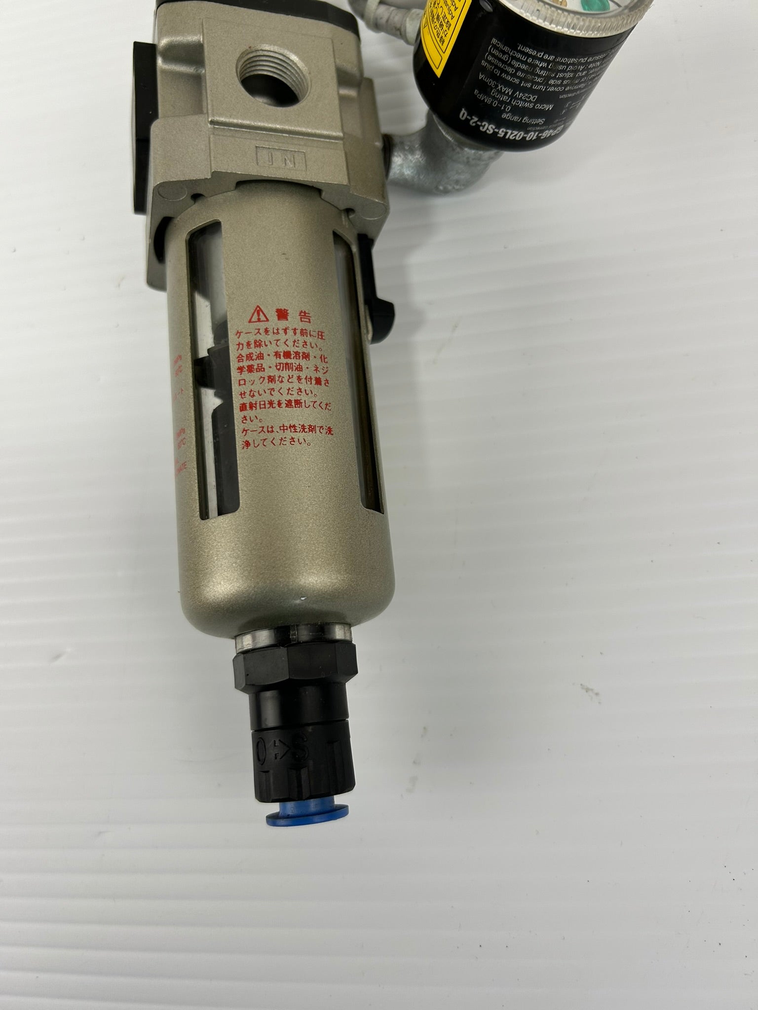 SMC AW30K-03D-X2384 Filter Regulator with SMC GP46-10-02L5-SC-2-Q Gauge