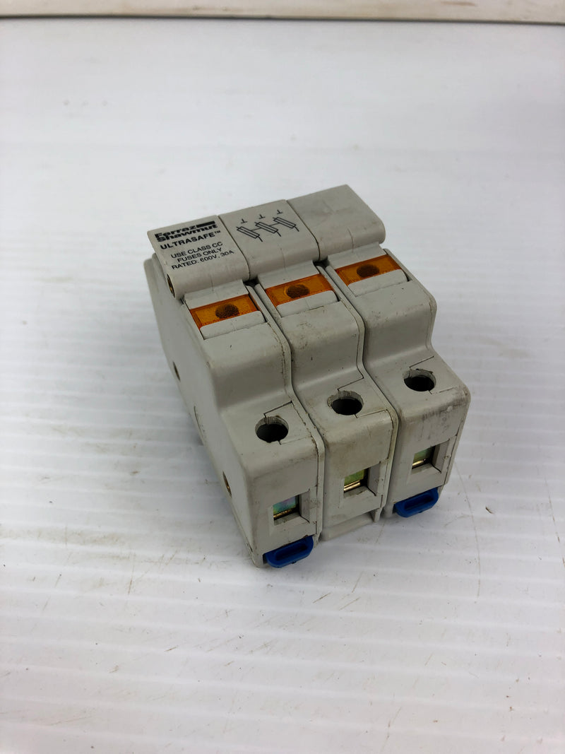 Ferraz Shawmut USCC3I 3P Ultrasafe Fuse Holder 600V 30A