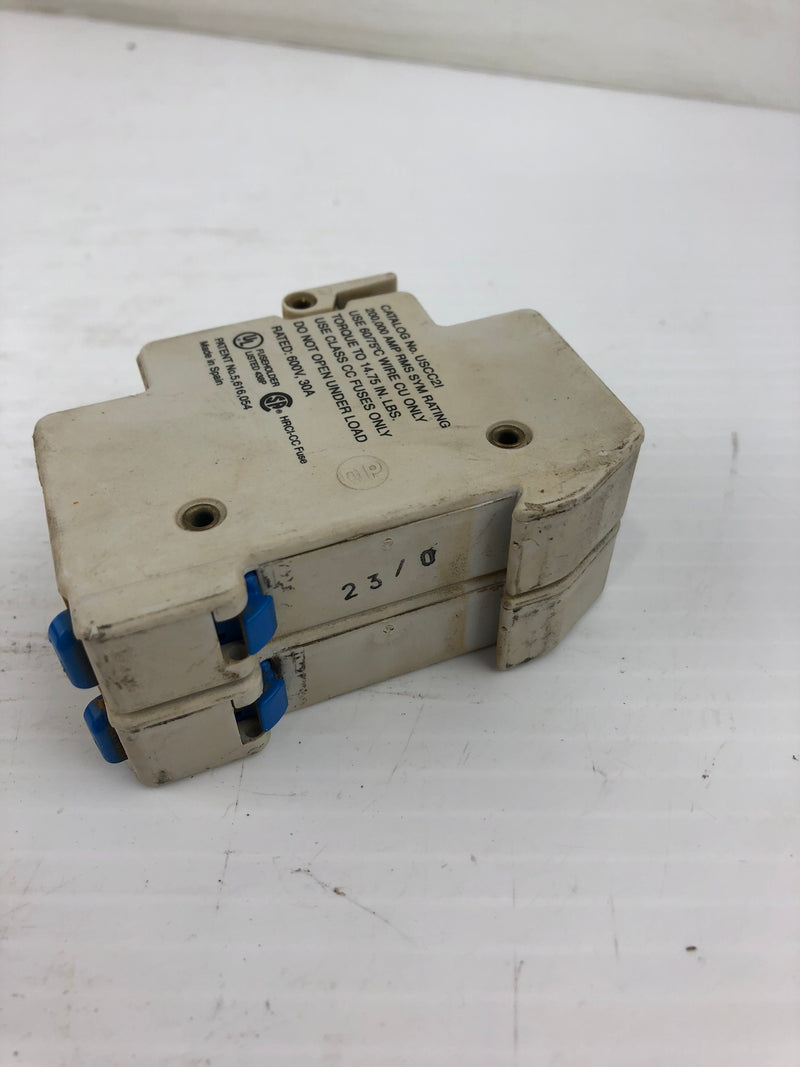 Ferraz Shawmut USCC2I Ultrasafe Fuse Holder 2 Pole