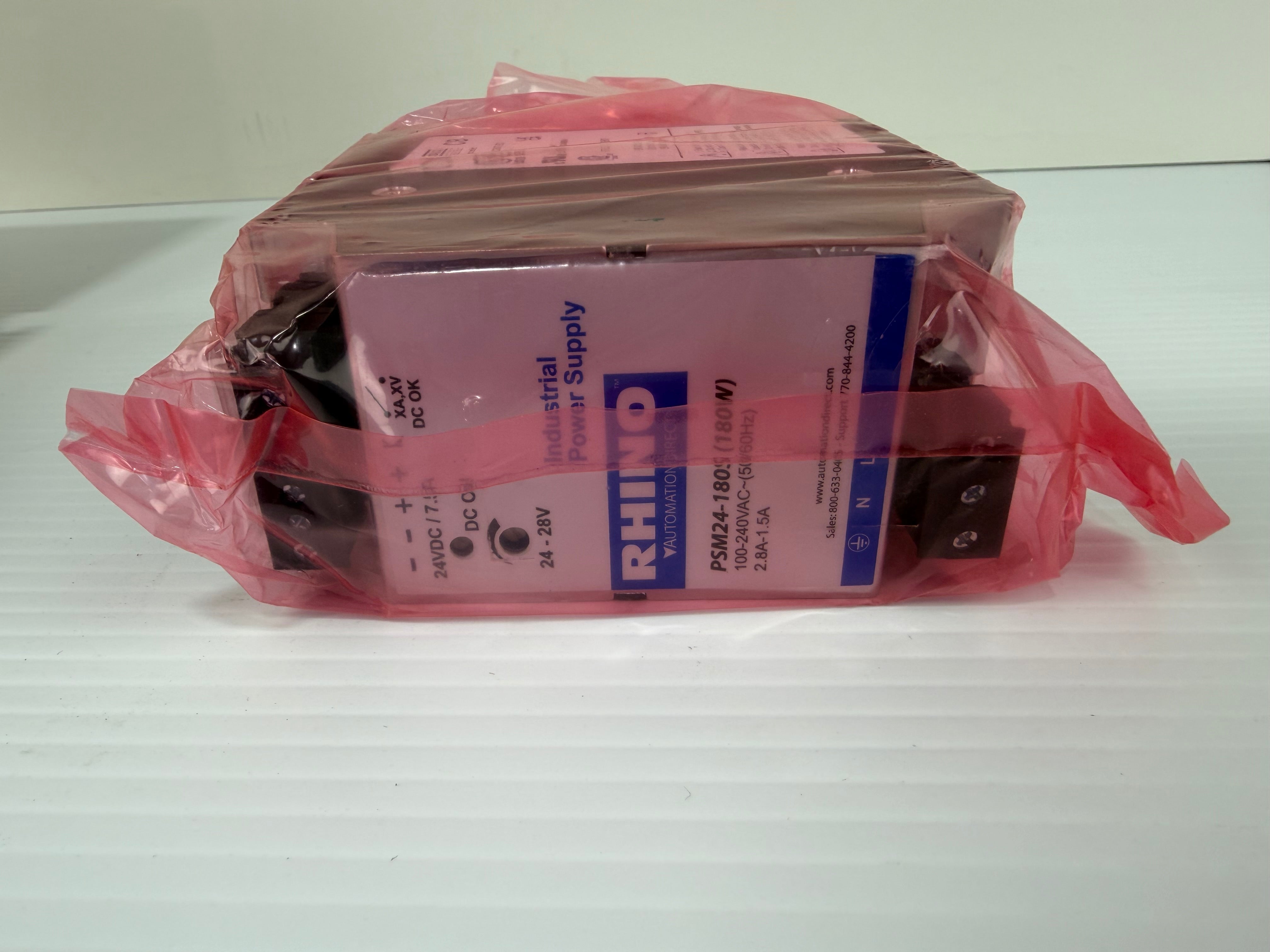 Rhino Automation Direct PSM24-180S Industrial Power Supply