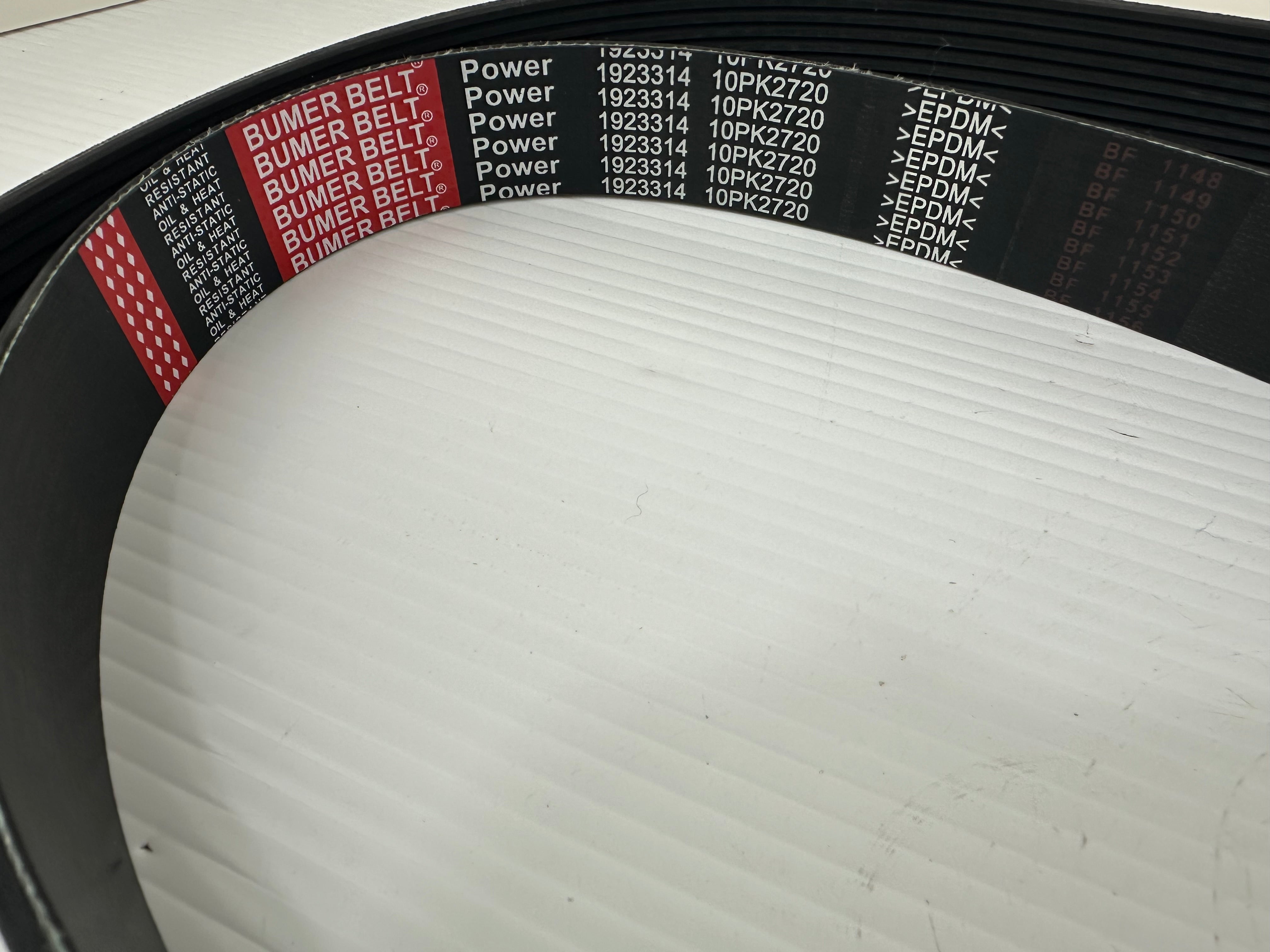 Bumer Belt 10PK2720 Serpentine Engine Belt Ribbed